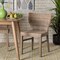 Bali & Pari Enver Modern Bohemian Grey Rattan and Brown Wood Dining Chair 209-12799 - alternate 6